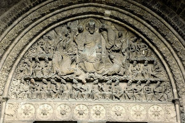 The portal of the Moissac church 