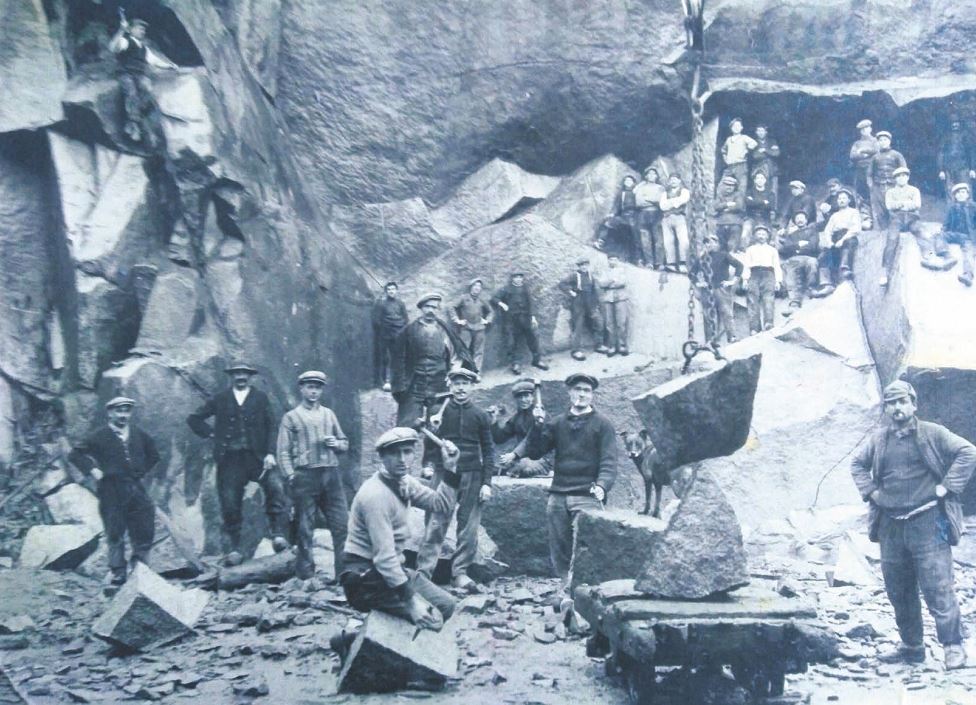 The work of quarrymen 