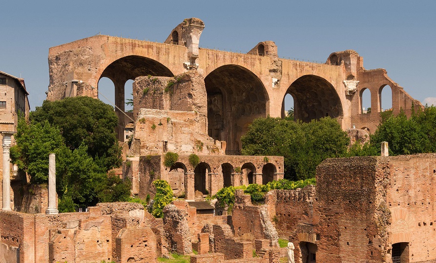 Basilique de Maxence et Constantin Audioguide Histoire