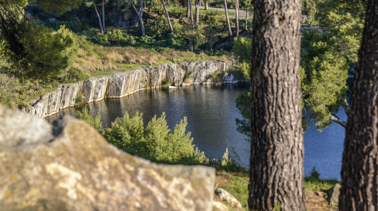 Vue de la carrière