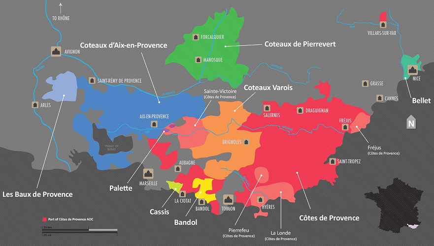 Routes des vins de Provence 