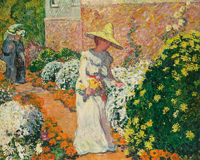  Madame Valtat au jardin 
