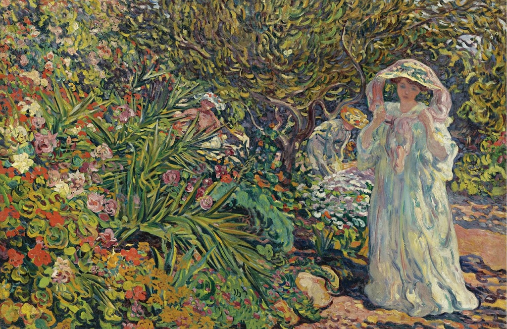  Madame Valtat au jardin 